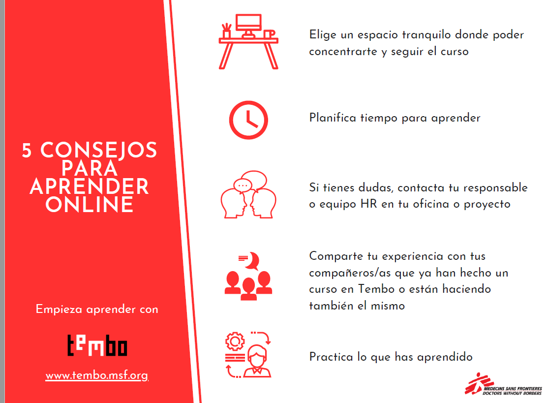 Los 5 Consejos para aprender online